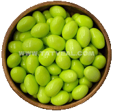 Green Colored Almond Dragee